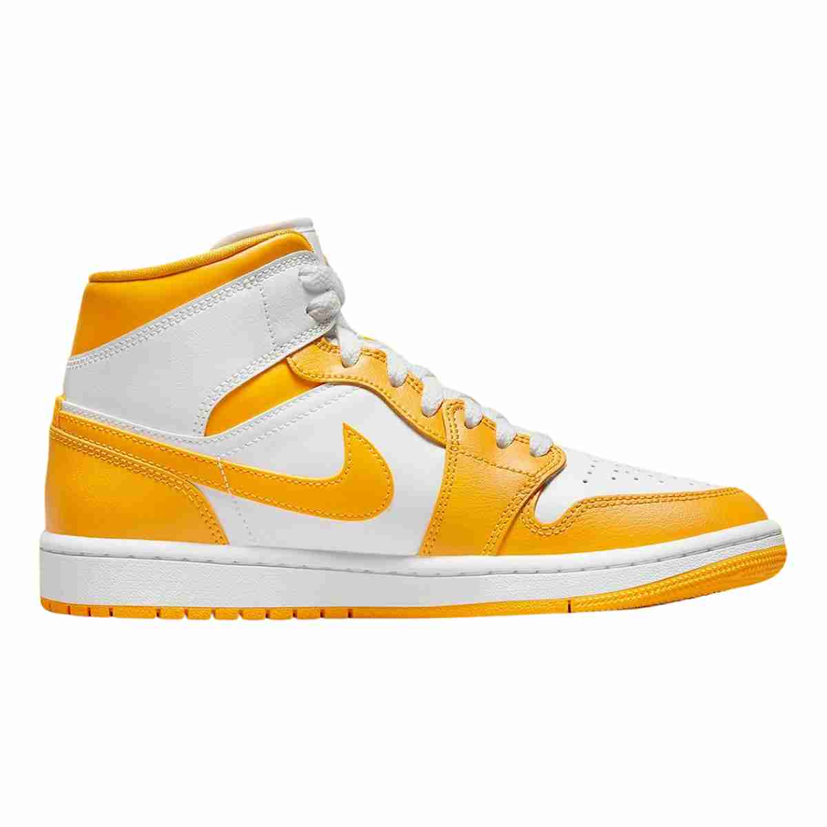 Air Jordan 1 Mid White University Gold (W)