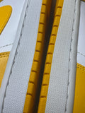 Air Jordan 1 Mid White University Gold (W)