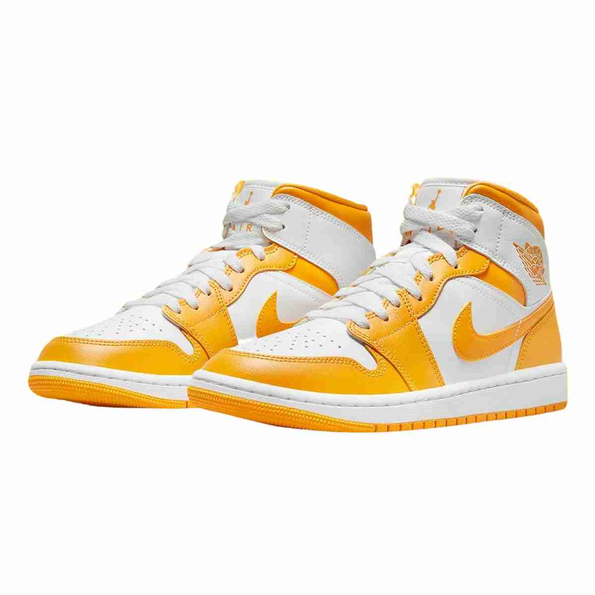 Air Jordan 1 Mid White University Gold (W)