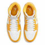 Air Jordan 1 Mid White University Gold (W)