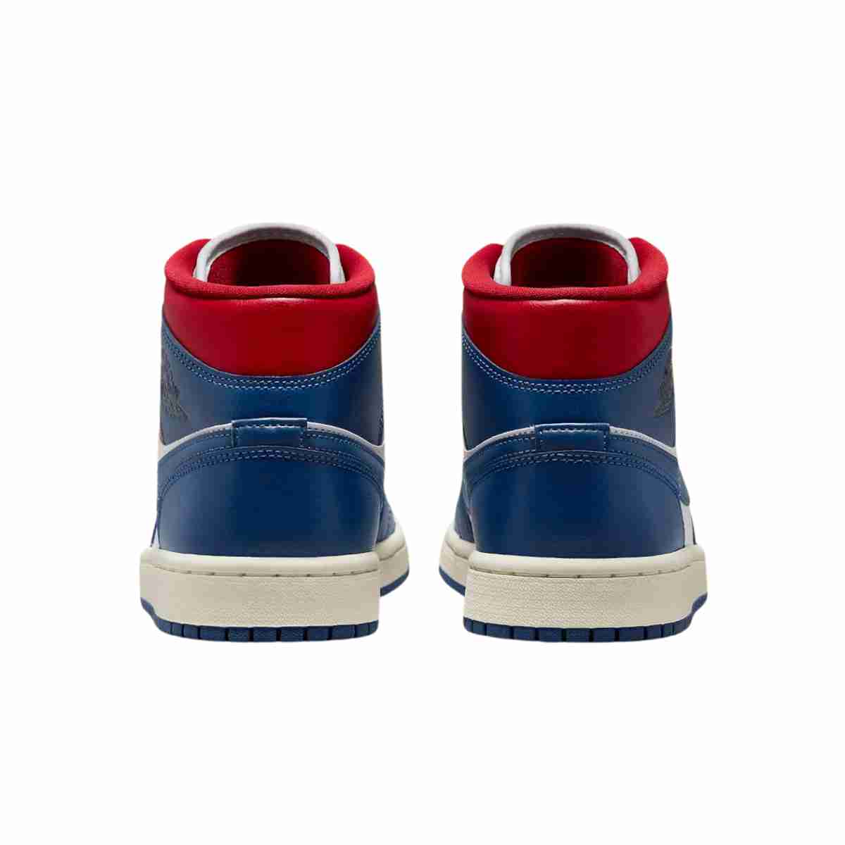 Air Jordan 1 Mid French Blue Gym Red (W)