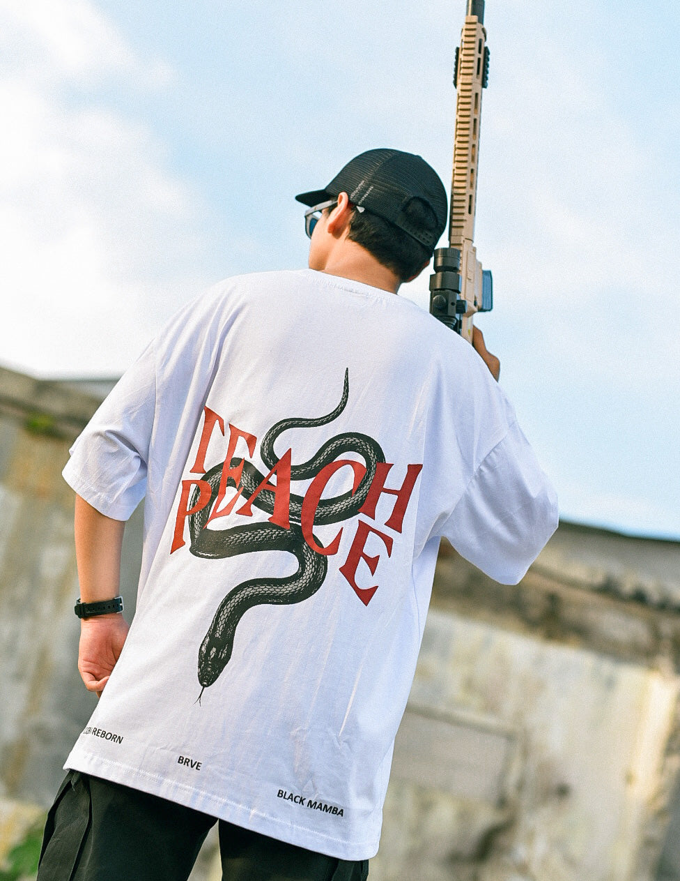 BRVE X Dcobra Reborn Snake OS T-shirt Fury Collection