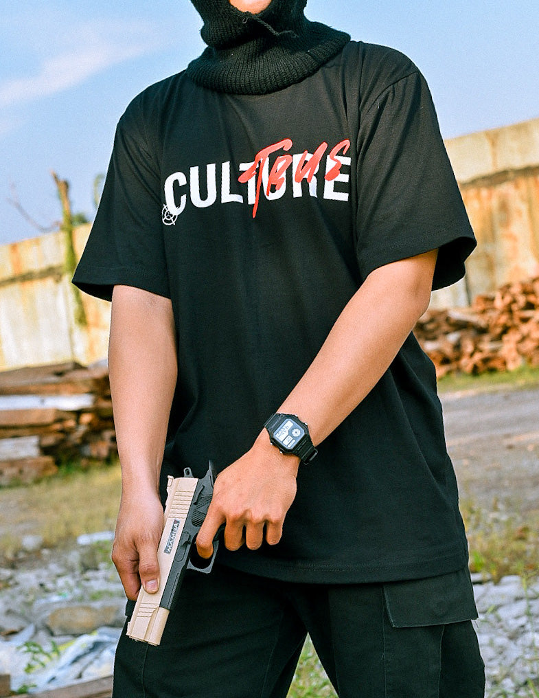 BRVE X Dcobra Reborn CulTrue Black T-shirt Fury Collection