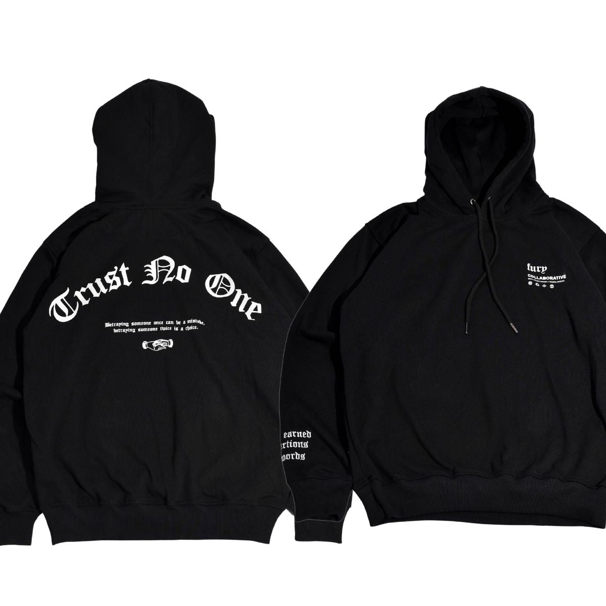 BRVE x Dcobra Reborn Cool Black Hoodie Fury Collection