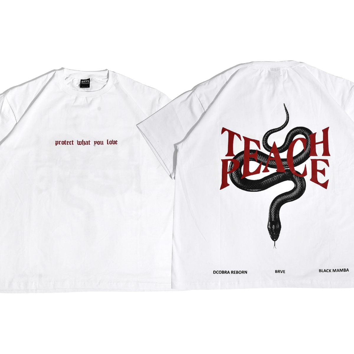 BRVE X Dcobra Reborn Snake OS T-shirt Fury Collection