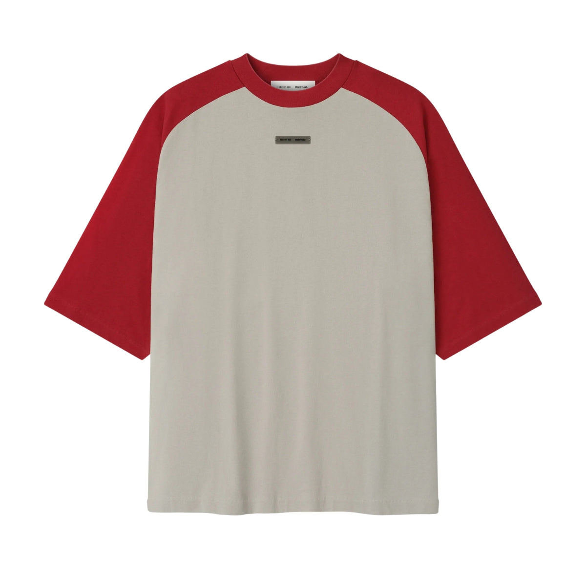 Fear Of God Essentials Baseball T-Shirt Smoke