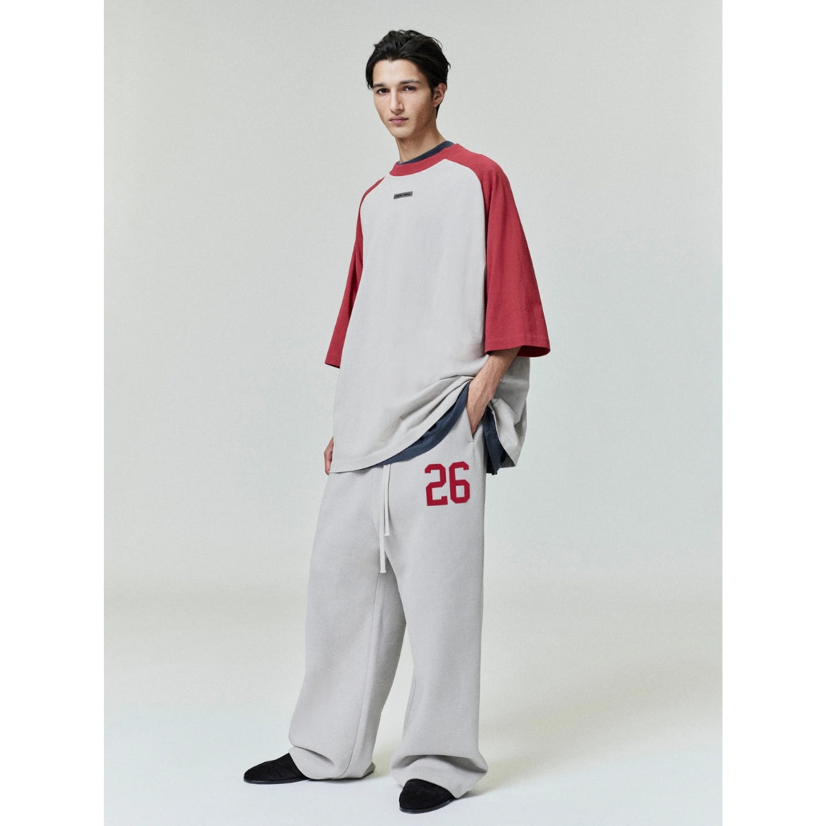 Fear Of God Essentials Baseball T-Shirt Smoke