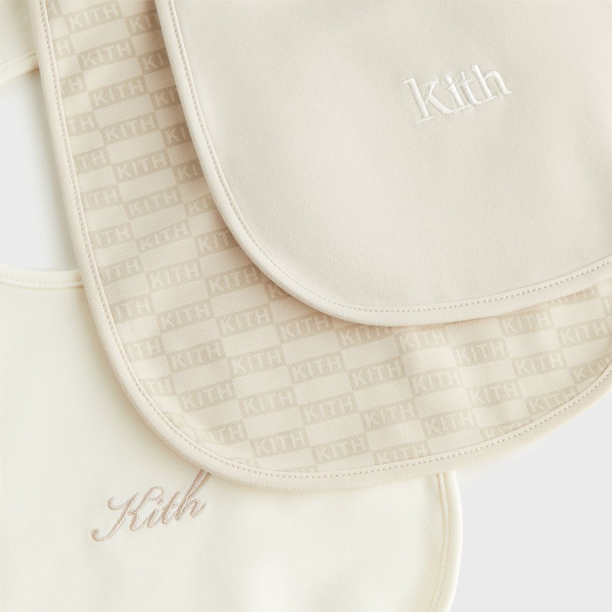 Kith Baby 3-Pack Bib Set Silk
