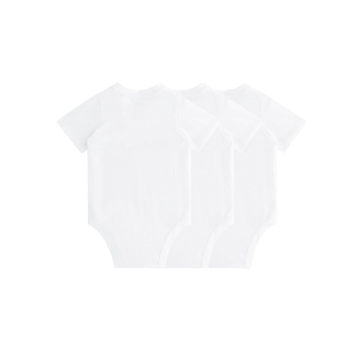 Kith Baby 3-Pack Short Sleeve Bodysuit White