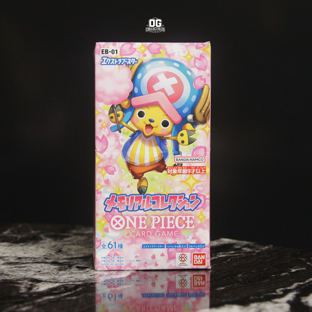 One Piece Card Game EB-01 Extra Booster Memorial Collection Box