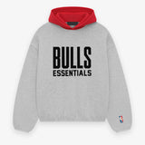 Fear Of God Essentials Bulls Hoodie Light Heather