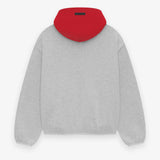 Fear Of God Essentials Bulls Hoodie Light Heather