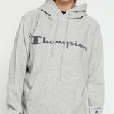 Champion Graphic Hoodie Reflective Grey