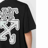 Off White Carlos Arrow Over T-shirt Black White