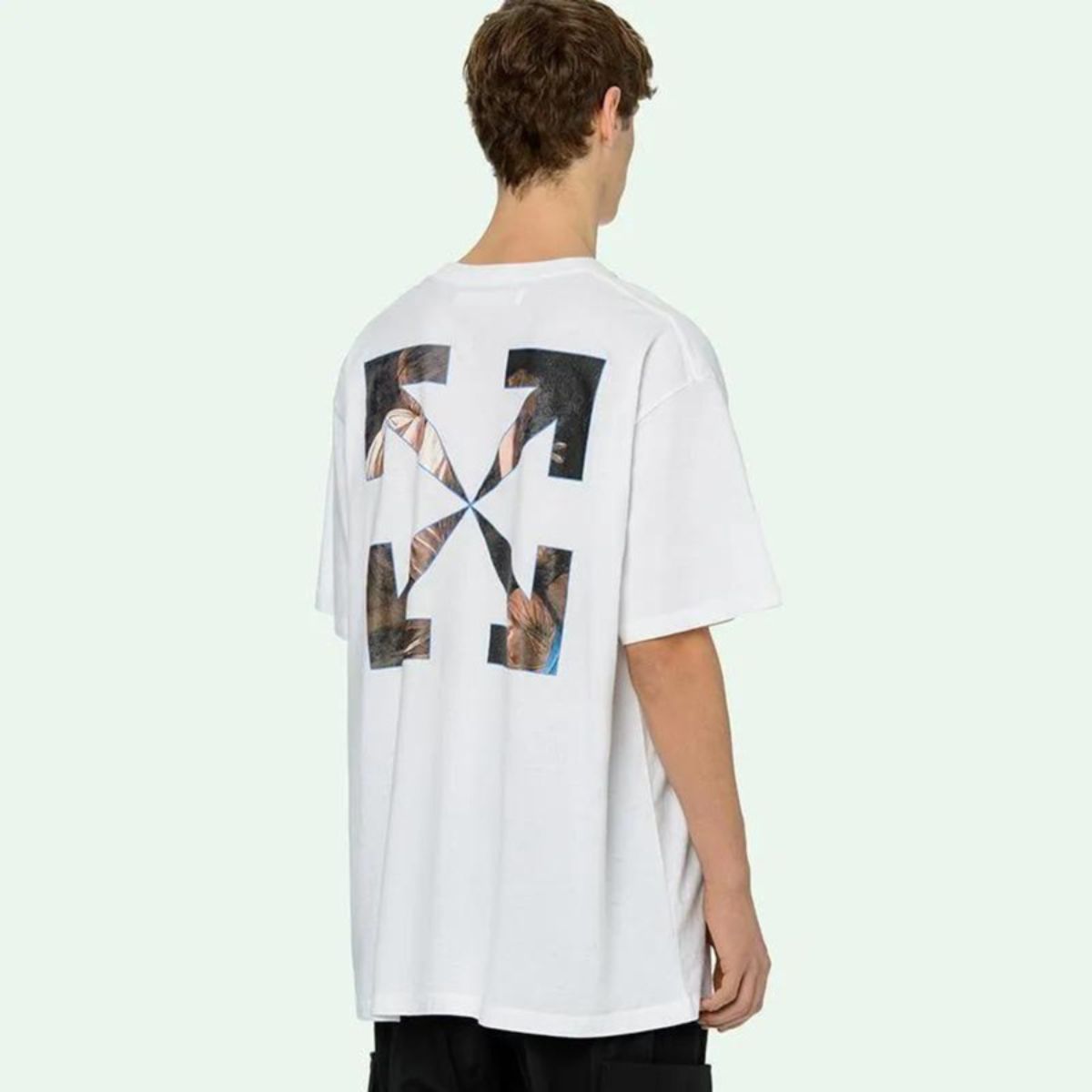 Off White Caravaggio Angel S/S Over T-shirt White