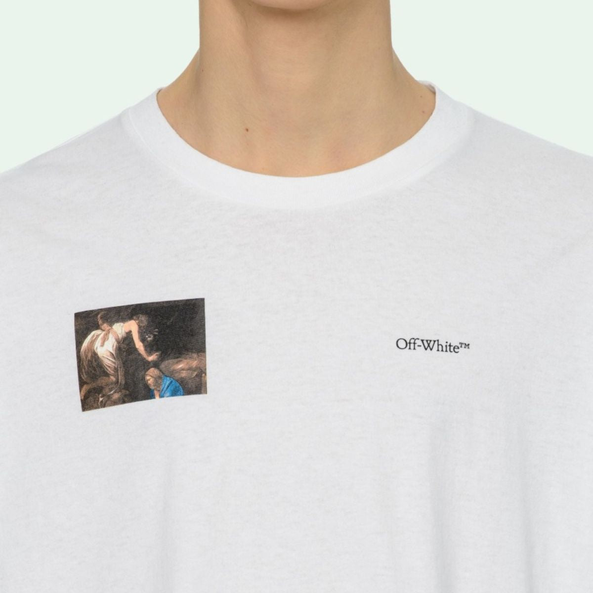 Off White Caravaggio Angel S/S Over T-shirt White