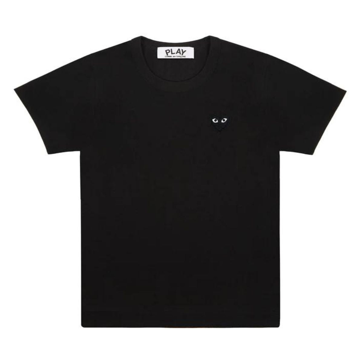 Comme Des Garcons CDG Play Black Emblem Black T-Shirt