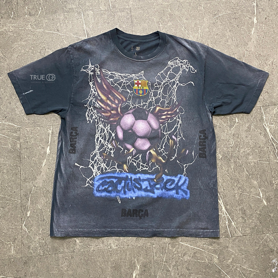 Travis Scott Cactus Jack x FCB FC Barca Barcelona Washed Spray
