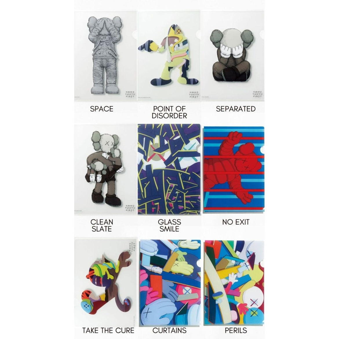 KAWS TOKYO FIRST  刺繍ワッペンセット HAND 全種3つセット KAWS TOKYO FIRST ワッペン HAND 全種3つセット