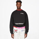 Off White College Crewneck Sweater Black