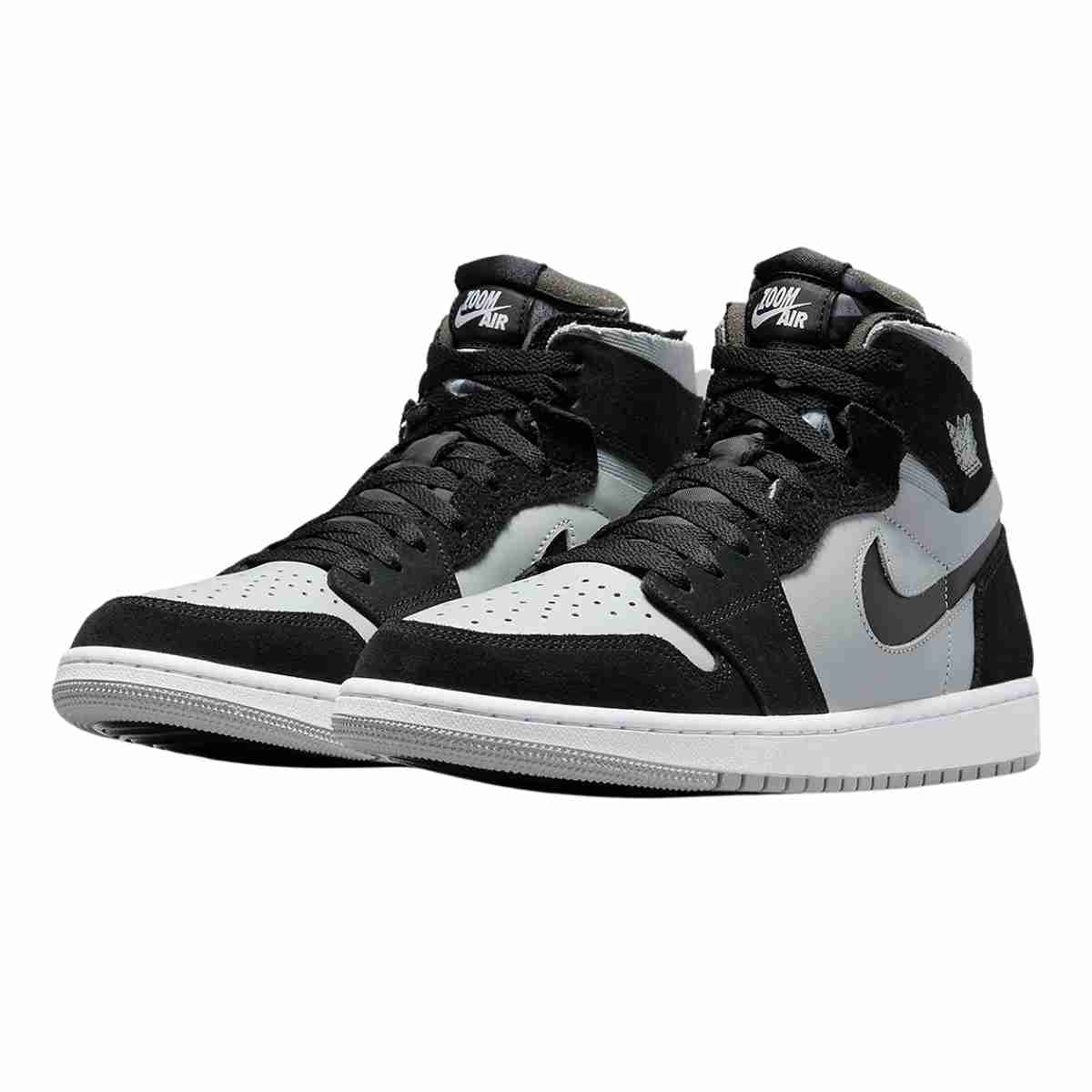 Air Jordan 1 Zoom CMFT Black Light Smoke Grey