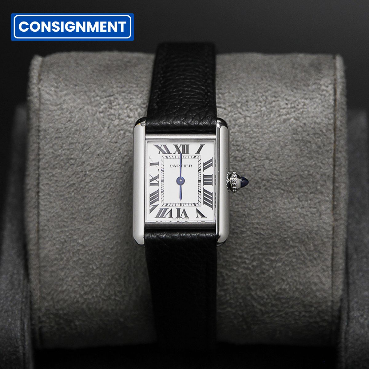 Cartier 22 Tank Must Small White Dial WSTA0135
