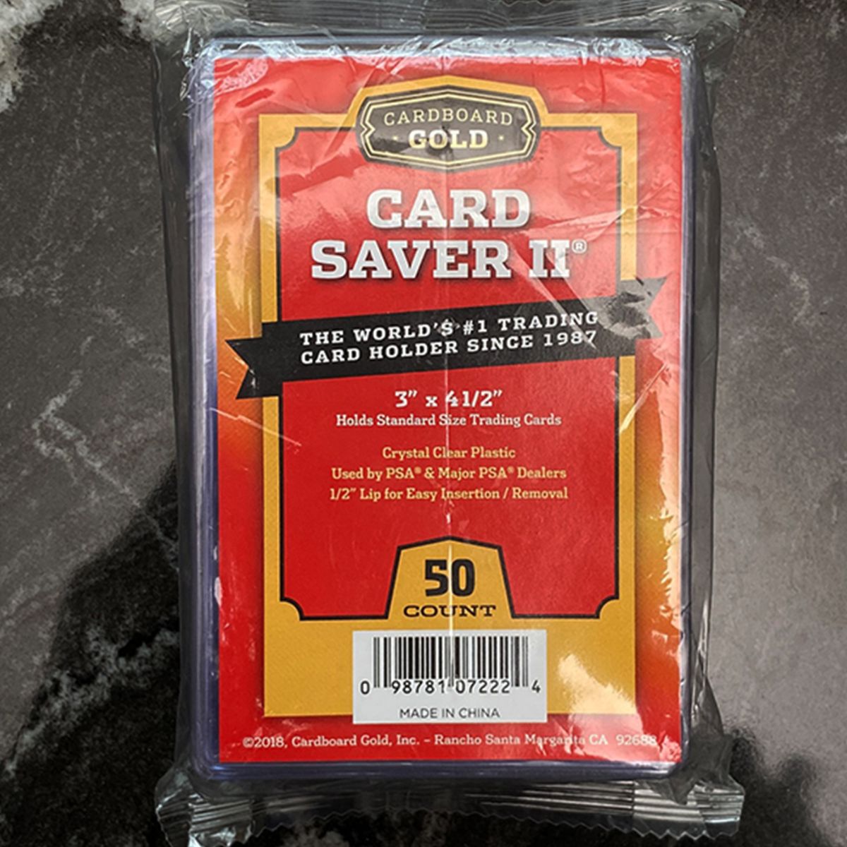 Cardboard Gold Card Saver II Grading Submission Standard