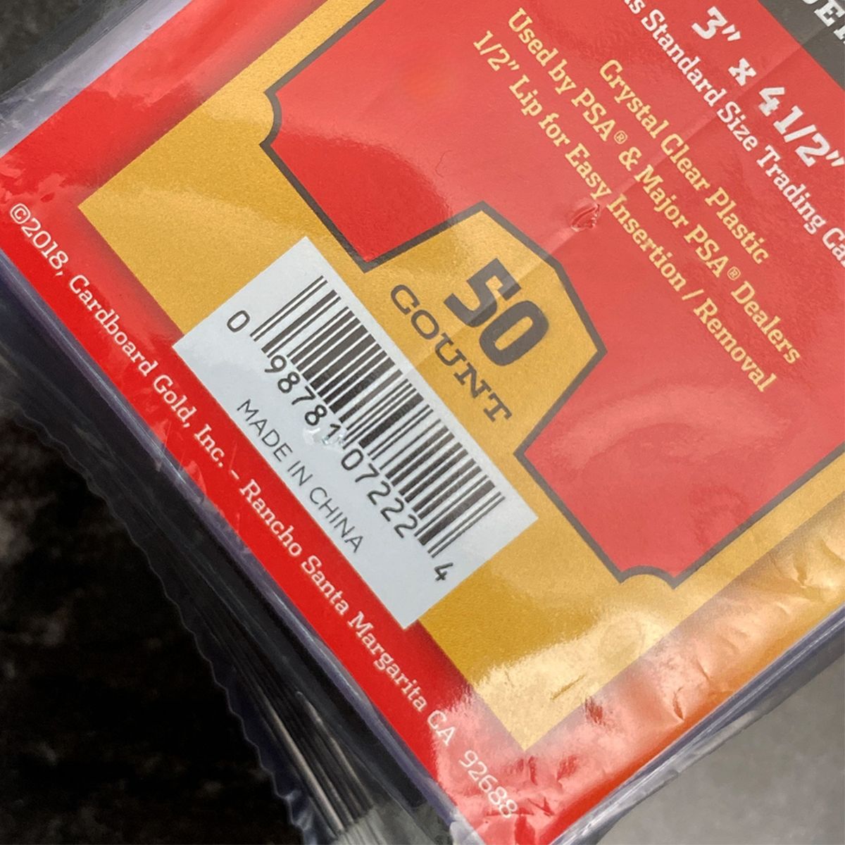 Cardboard Gold Card Saver II Grading Submission Standard