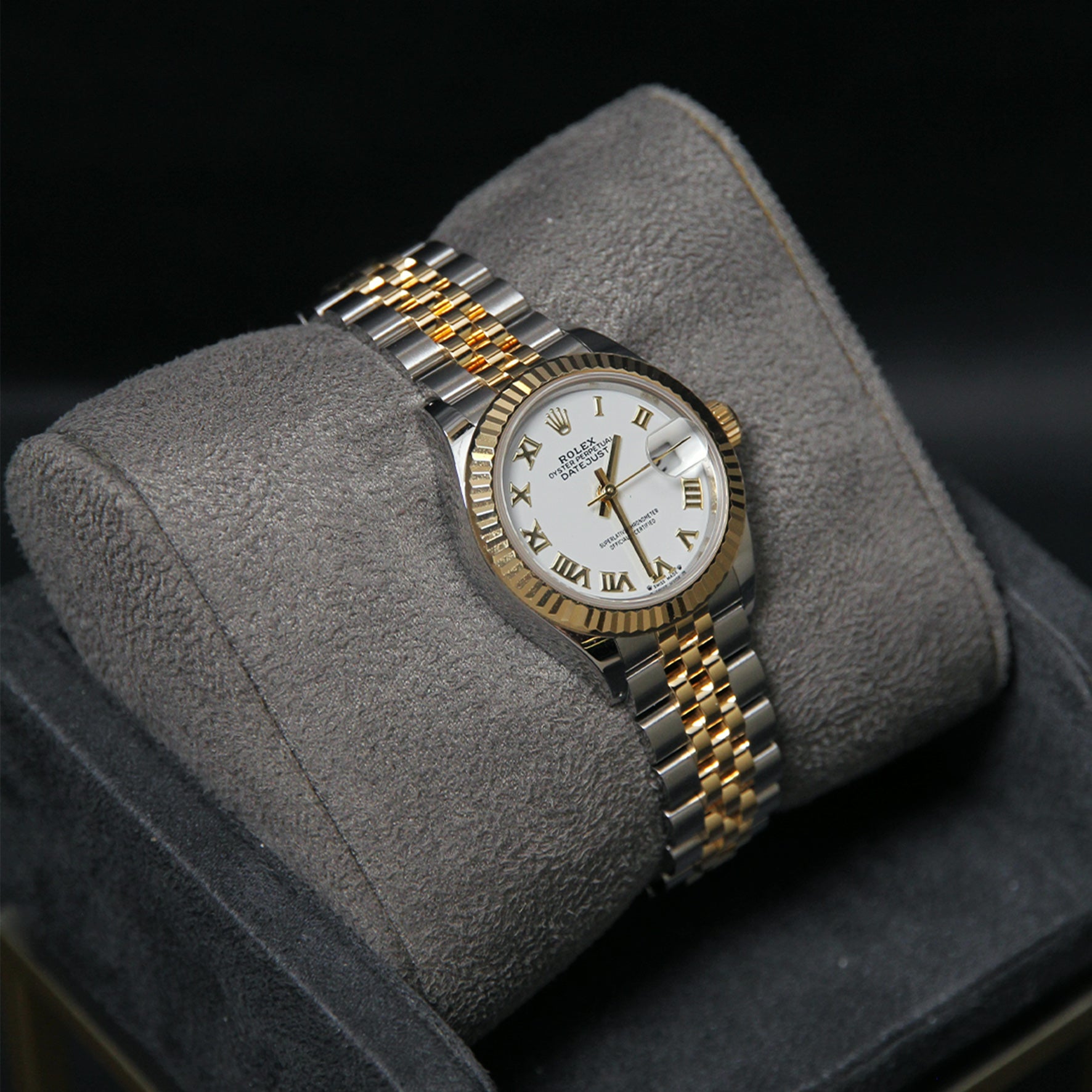 Datejust 28 White Roman Dial 279173