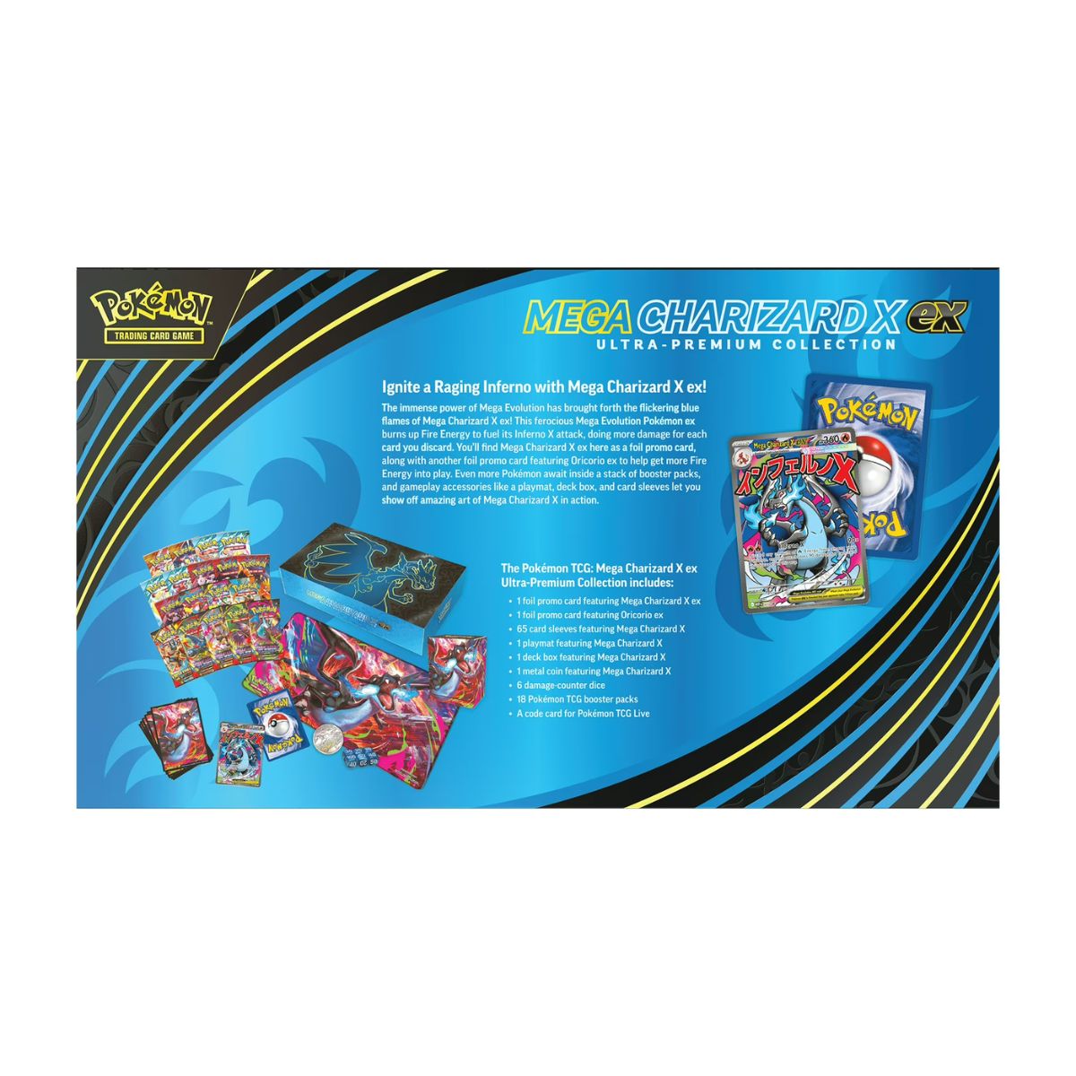 Pokemon TCG Mega Charizard X Ultra Premium Collection