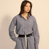 Mardi Marcredi Cotton Shirt Check Logo
