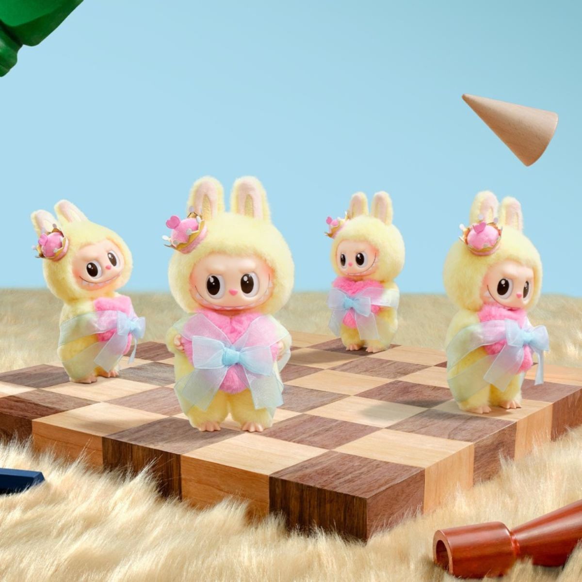 Pop Mart The Monsters Let's Checkmate Series-Vinyl Plush Hanging Card