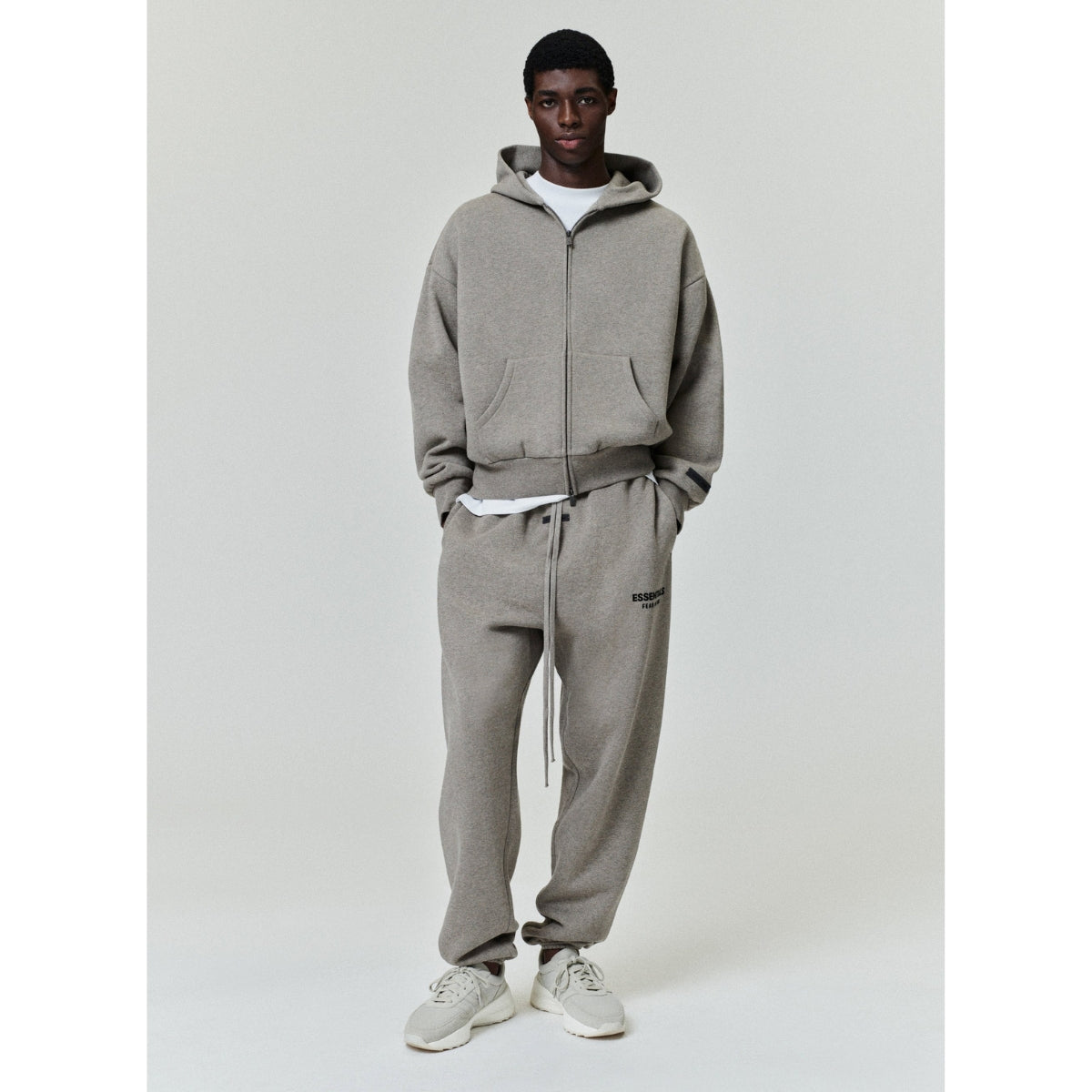 Fear Of God Esentials Classic Full Zip-Up Hoodie