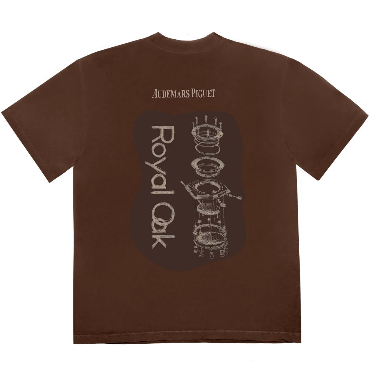 Travis Scott Cactus Jack x Audemars Piguet Classic T-shirt Brown