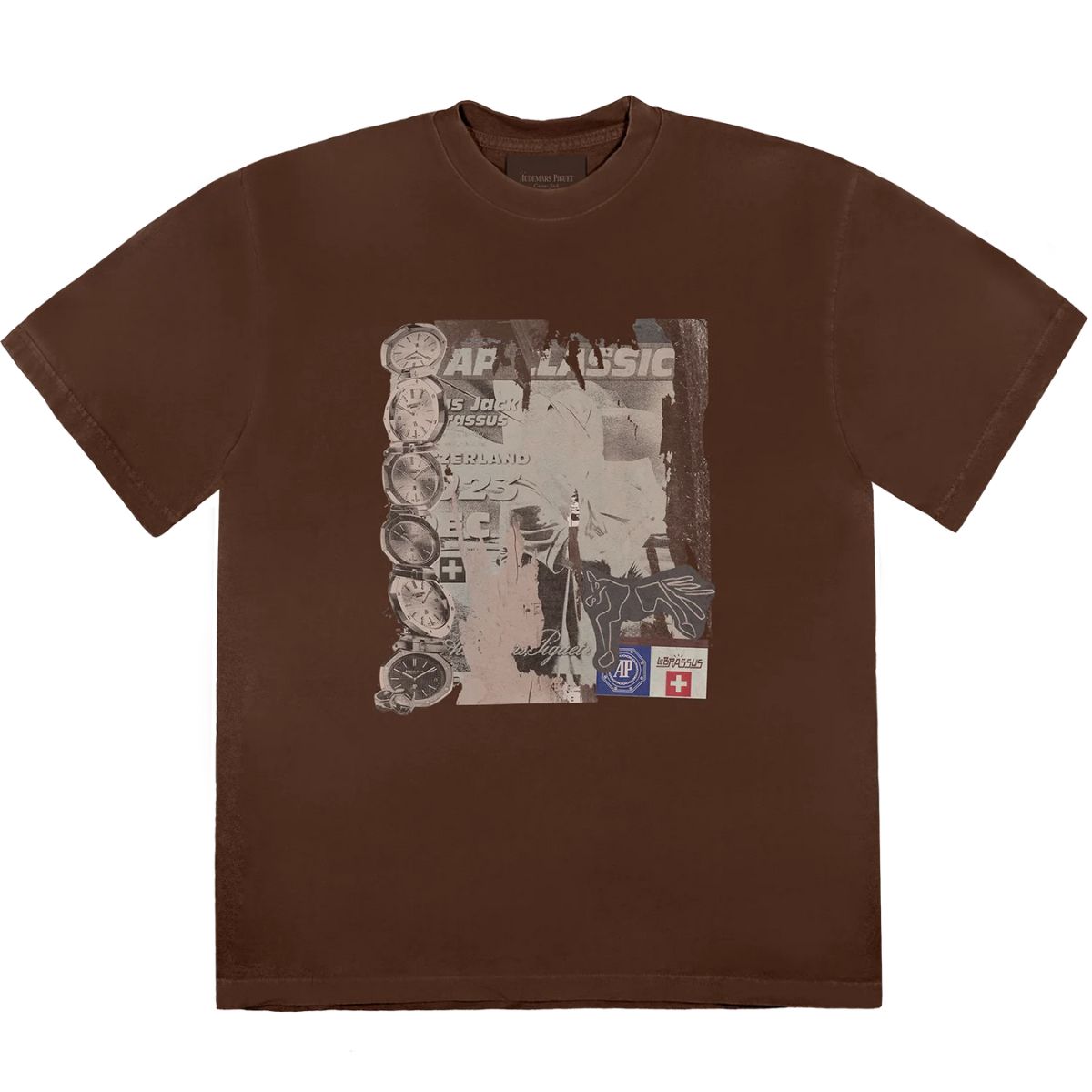 Travis Scott Cactus Jack x Audemars Piguet Classic T-shirt Brown