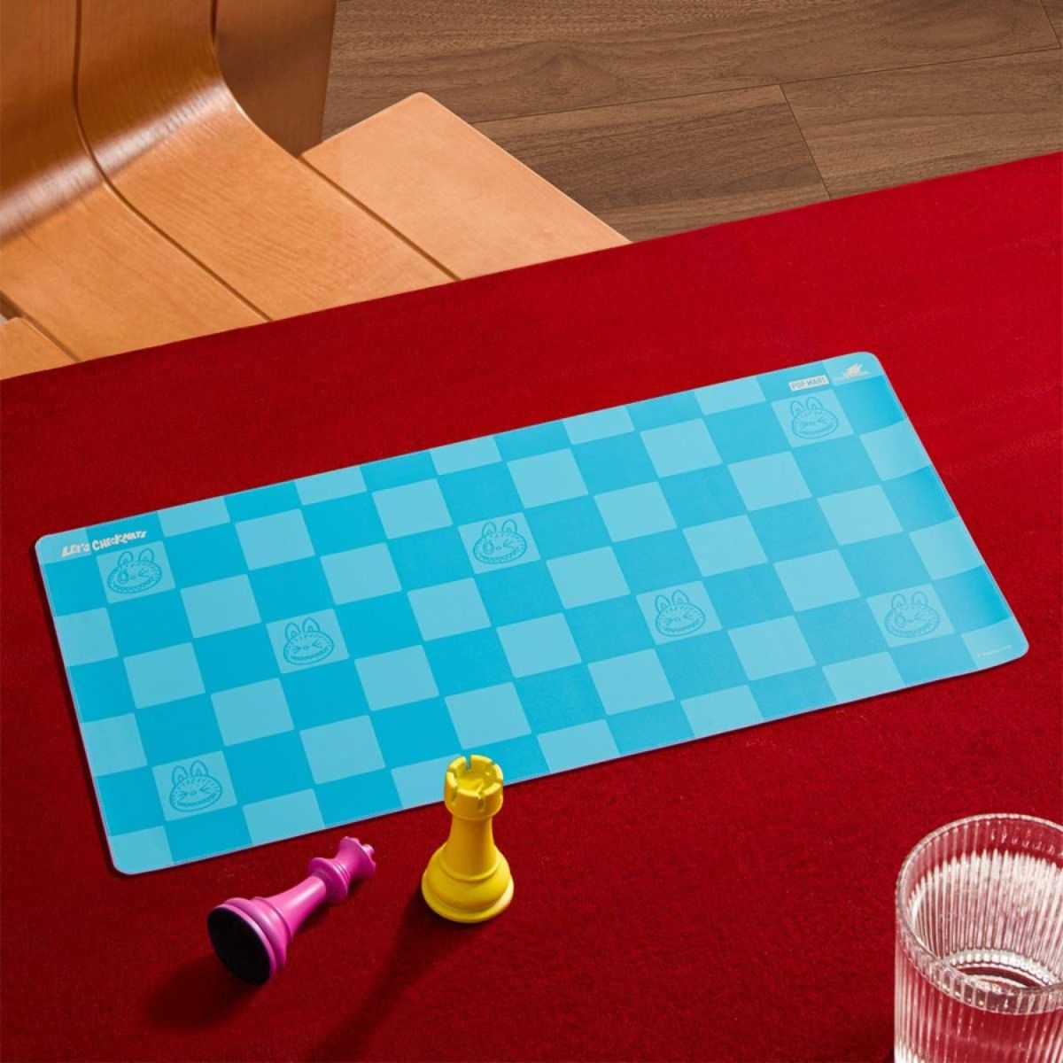 Pop Mart Labubu The Monsters Ler's Checkmate Computer Desk Mat