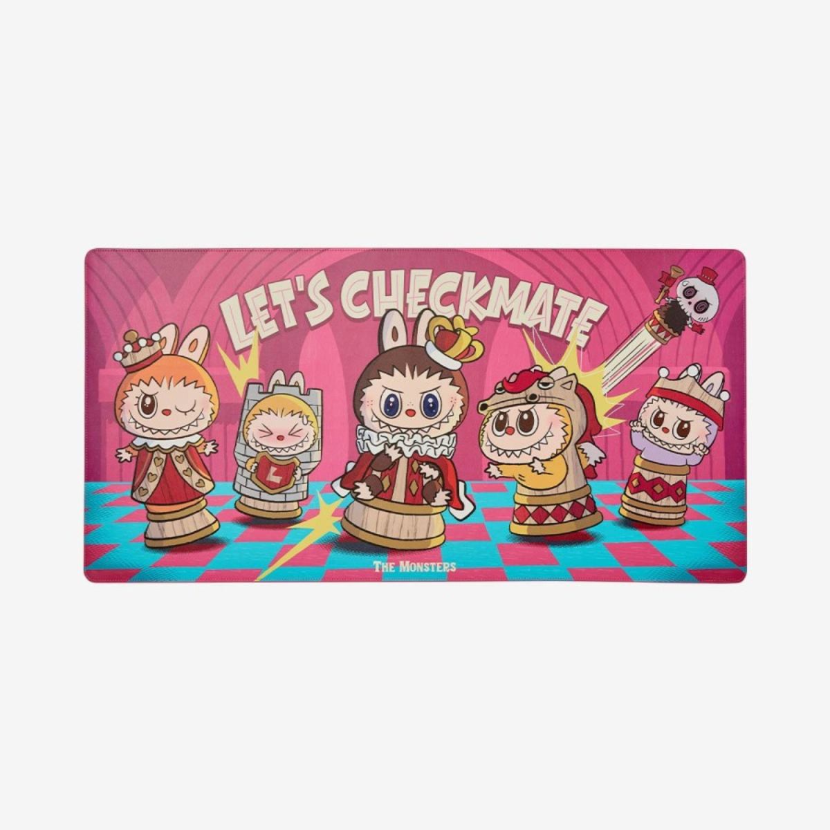 Pop Mart Labubu The Monsters Ler's Checkmate Computer Desk Mat