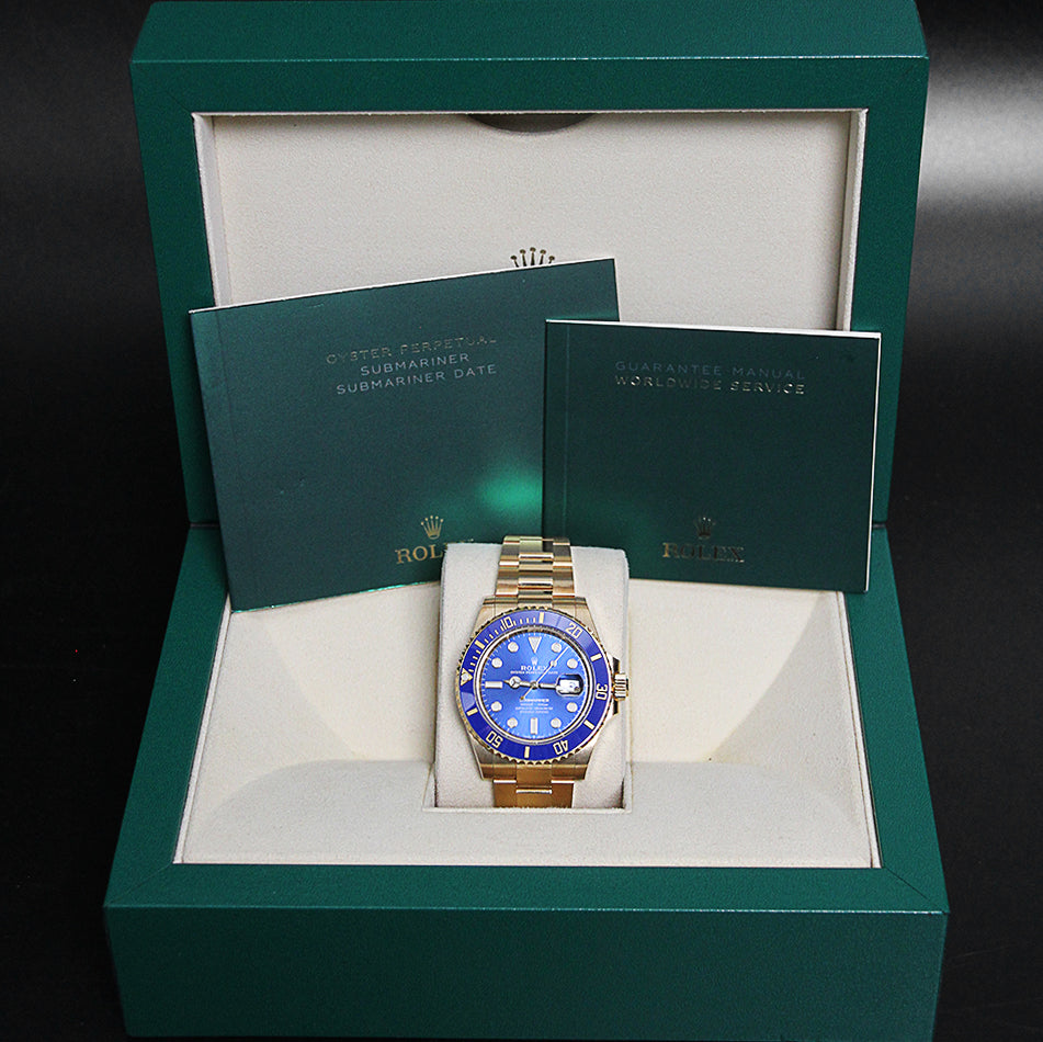 Submariner YG Royal Blue Dial 126618LB