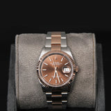 Date Just 36 Choco Index Dial Oyster Two Tone 126231