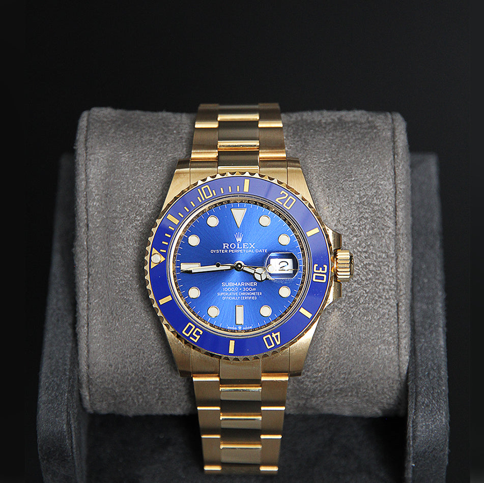 Submariner YG Royal Blue Dial 126618LB