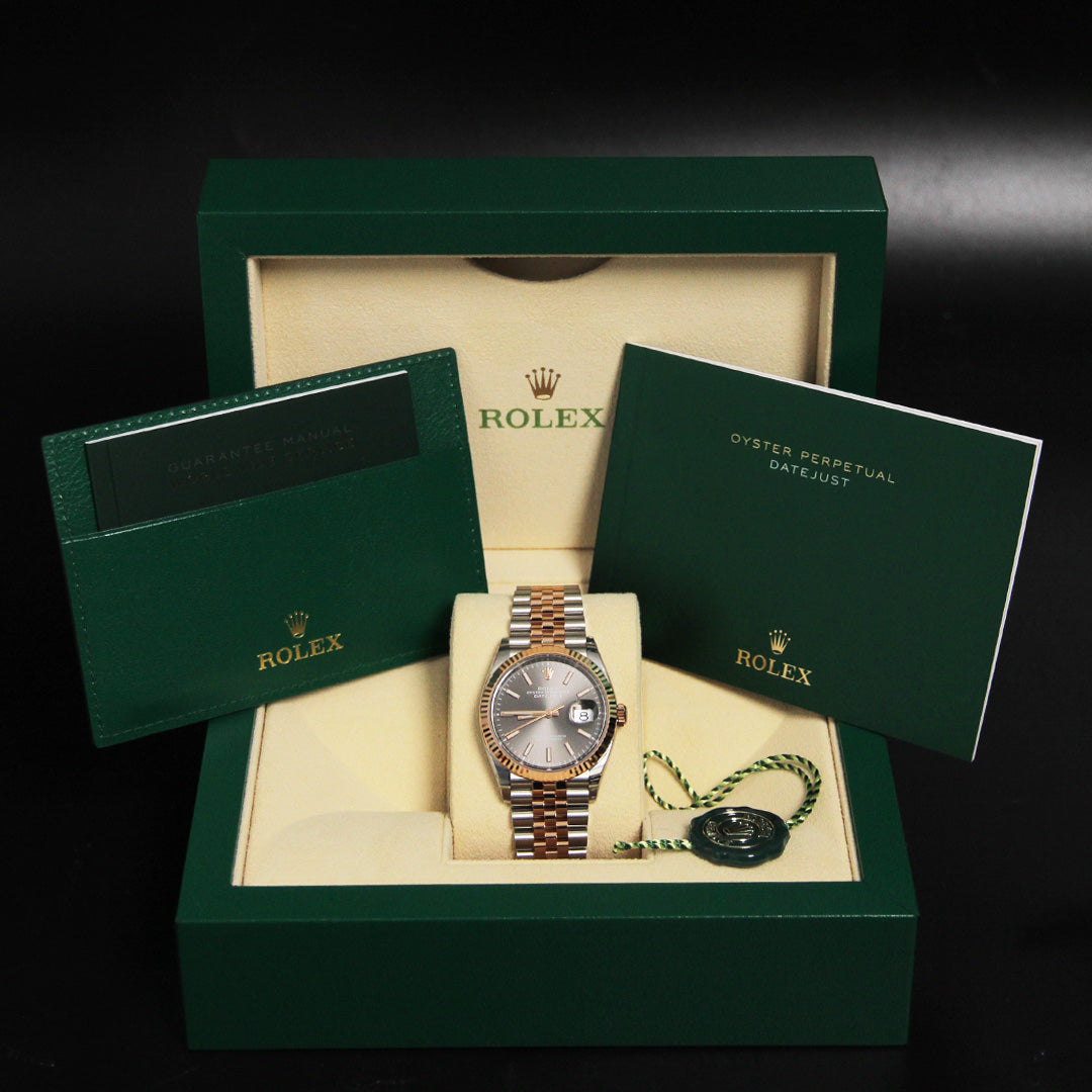 DateJust 36 Grey Index Dial 126231