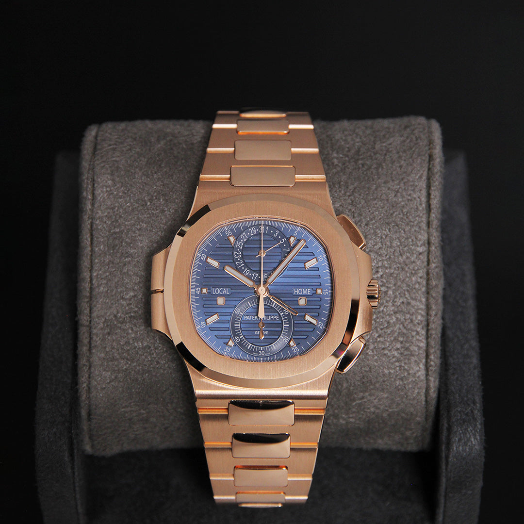 Patek Philippe Nautilus RG Sunburst Blue Dial 5990/1R-001