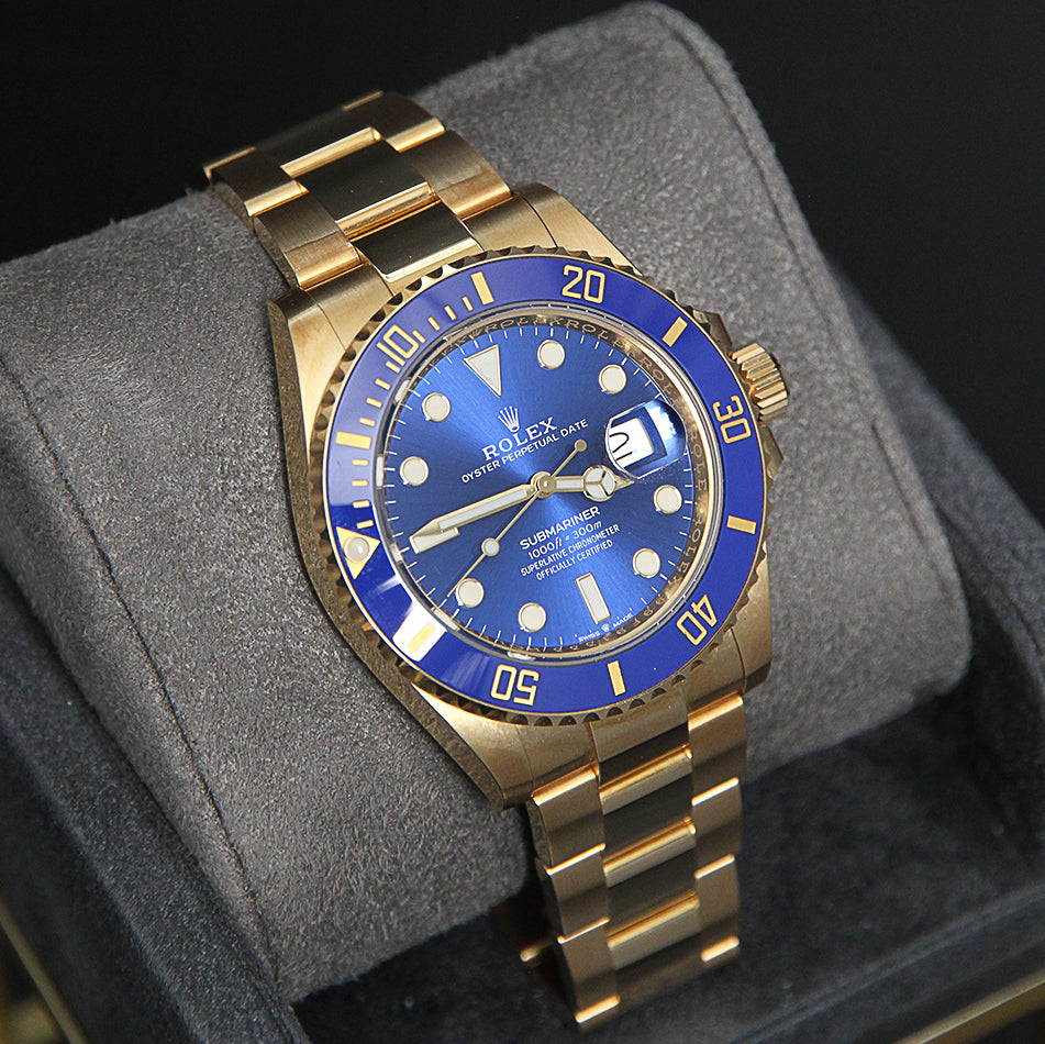 Submariner YG Royal Blue Dial 126618LB