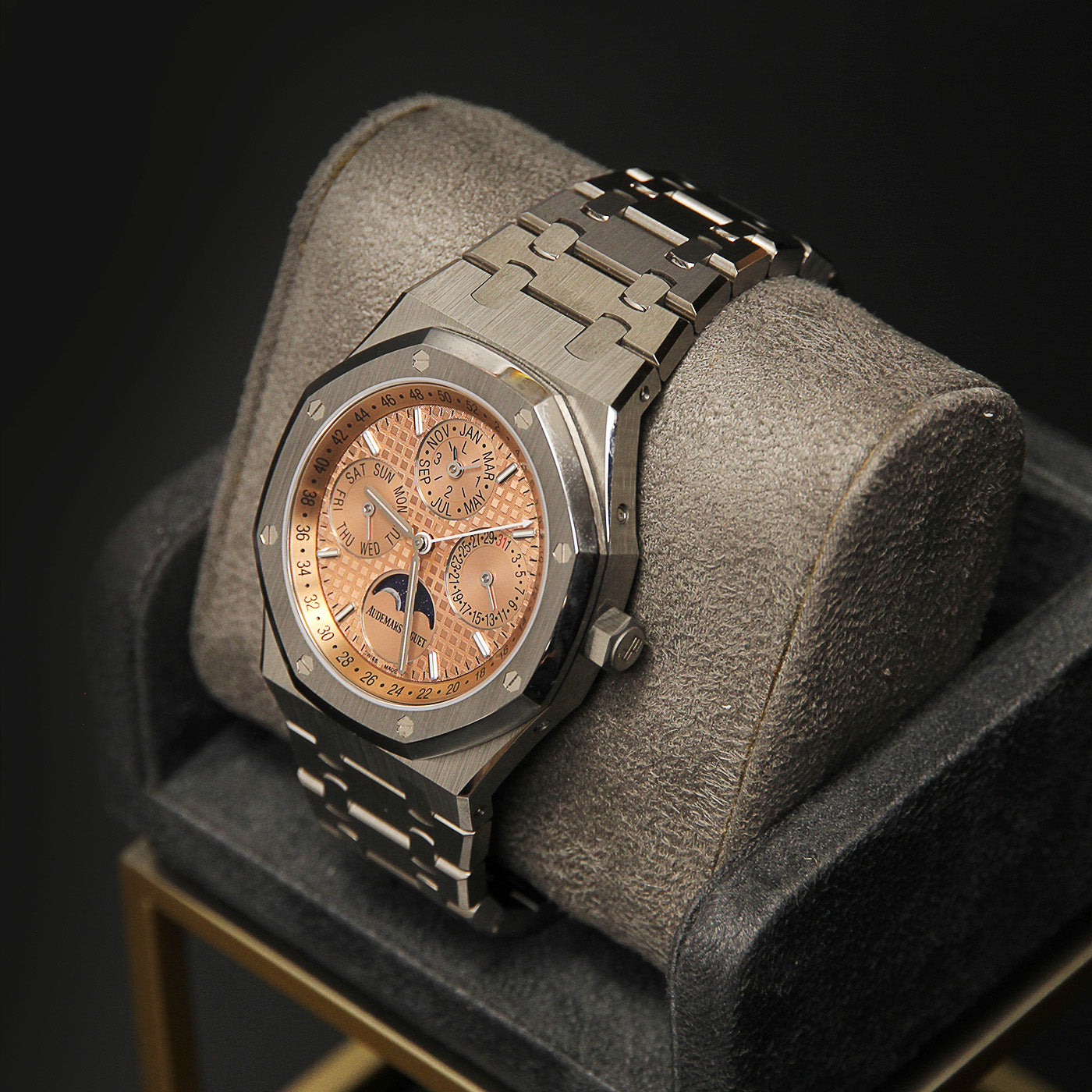 AP41 RO Perpetual Calendar Salmon Dial Limited 300 26615TI.OO.1220TI.01