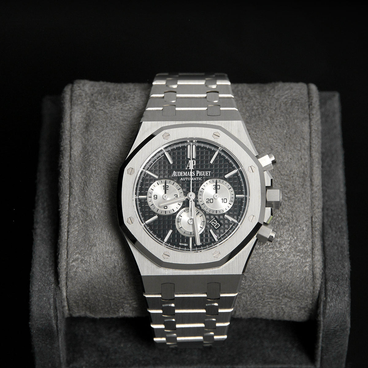 AP41 ROC Black Dial Silver Chrono  26331ST.OO.1220ST.02