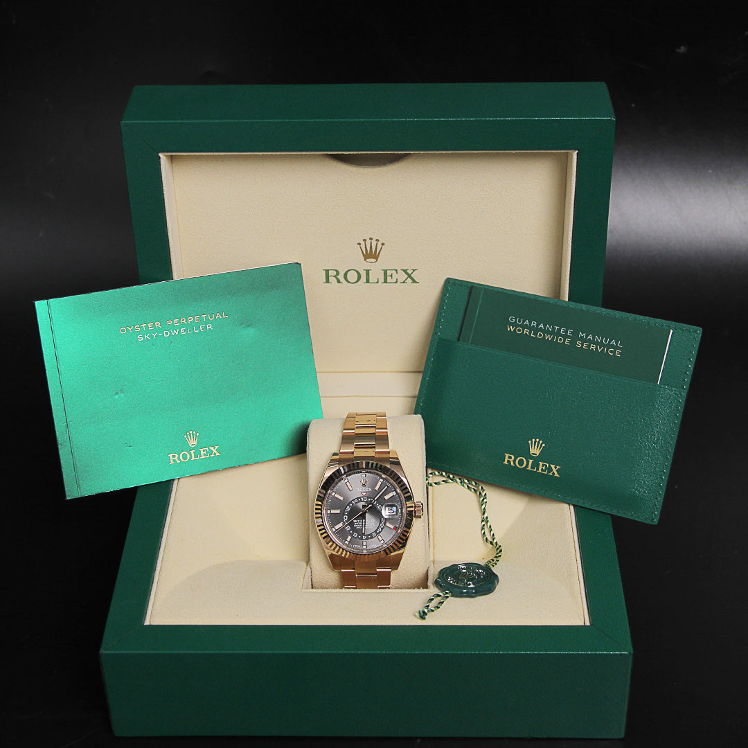 Sky Dweller RG Grey Dial 326935