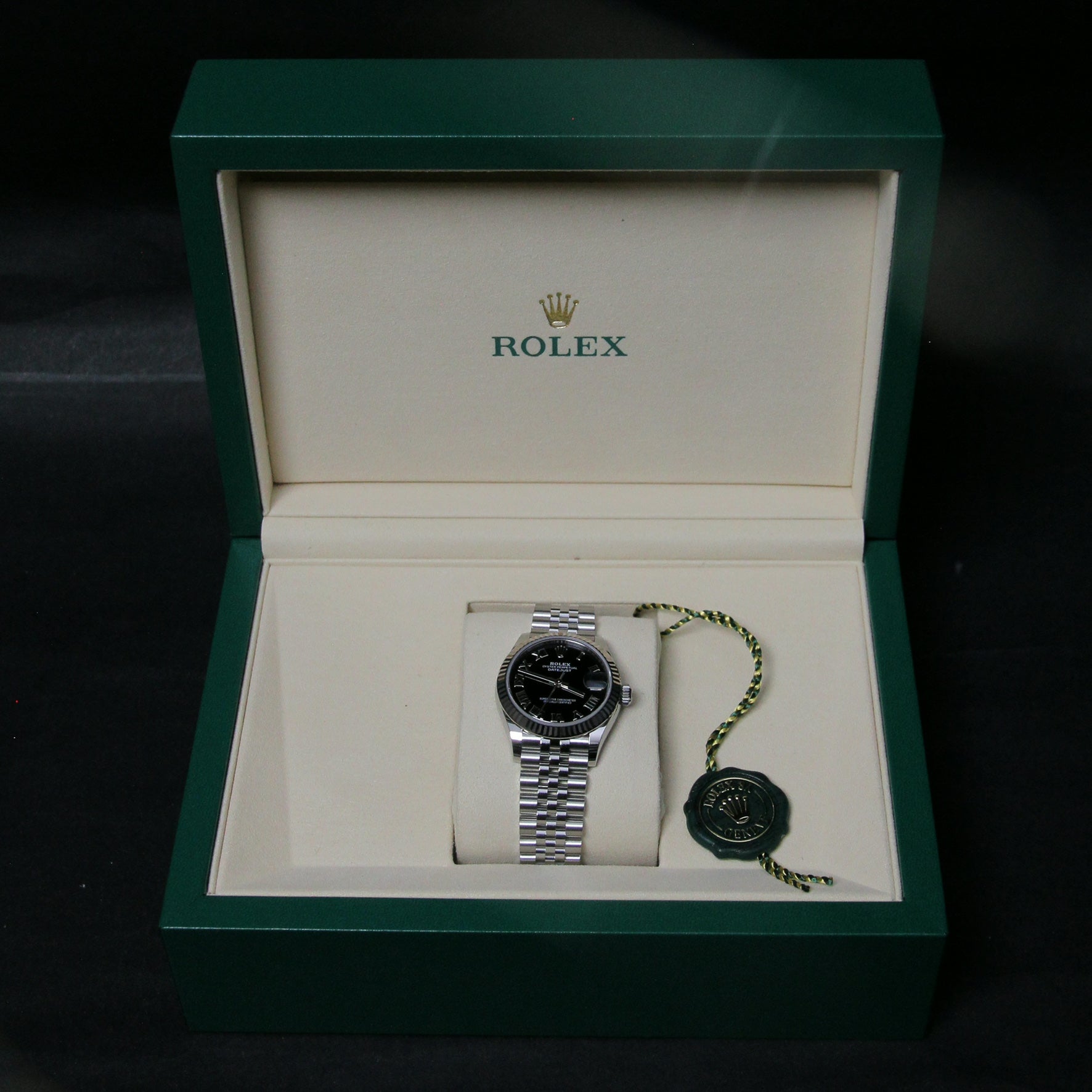Datejust 31 Black Roman Dial 278274