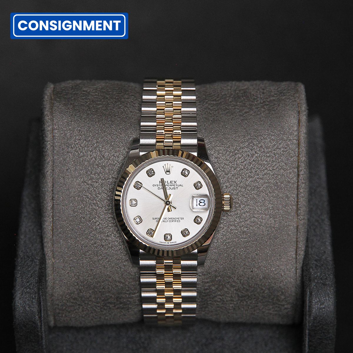 Datejust  31 Silver  Diamond 10 Dial 278273G