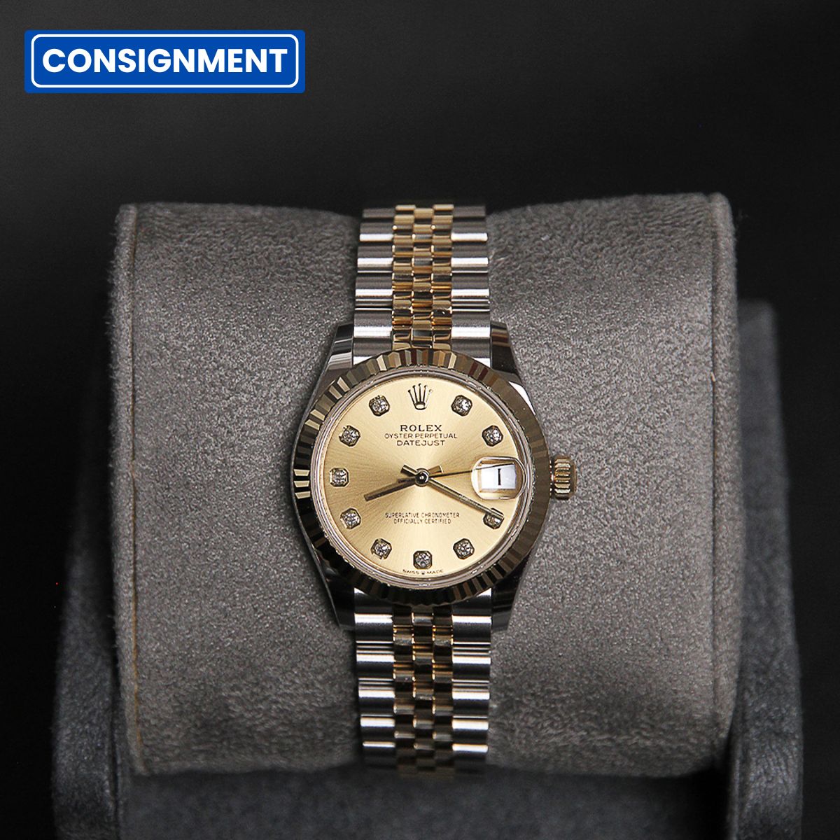 Datejust  31 Champange  Diamond 10 Dial 278273G
