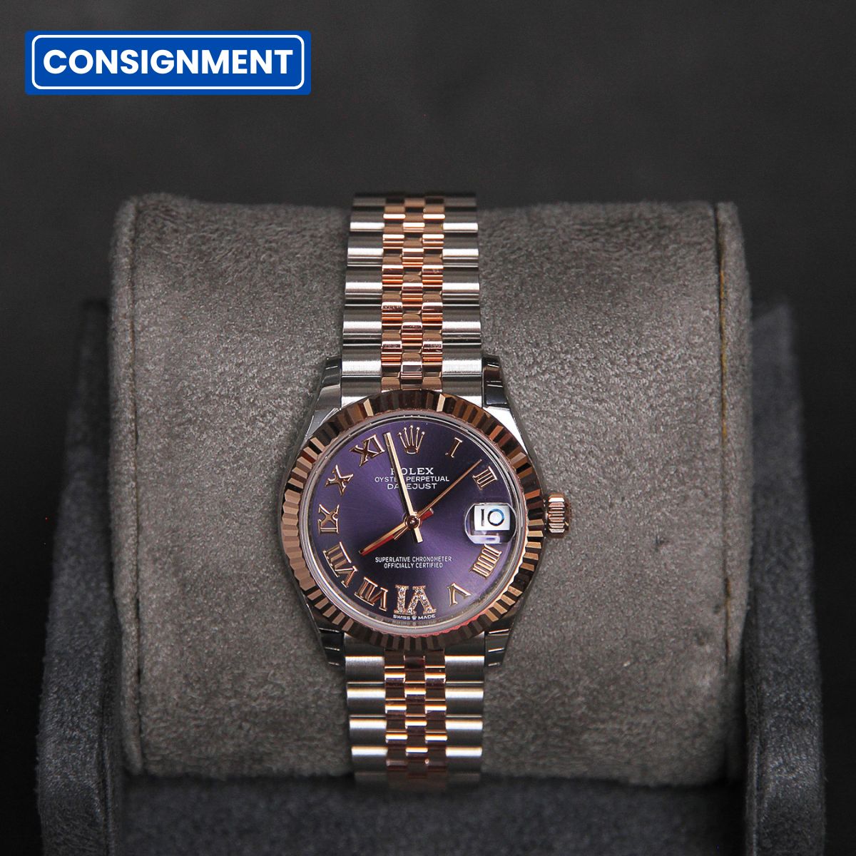 Datejust  31 Aubergine Dial Diamond VI  278271